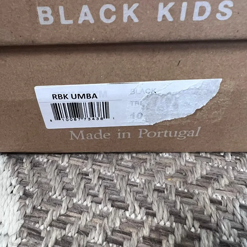 The Rad Black Kids Low Top Sneaker Mens Sz 10.5